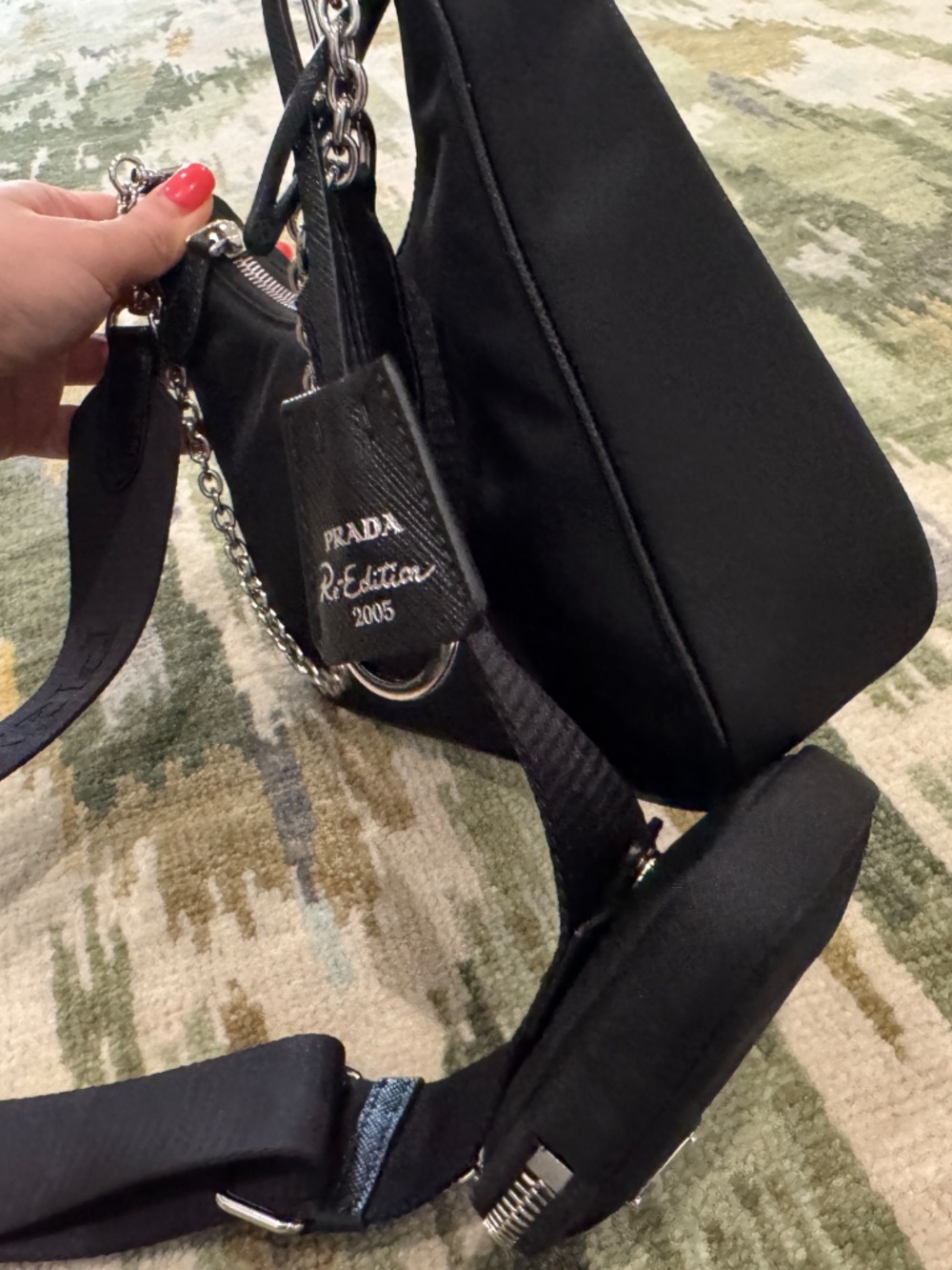 Prada Re-edition Nylon Bag - Picture 13 of 17